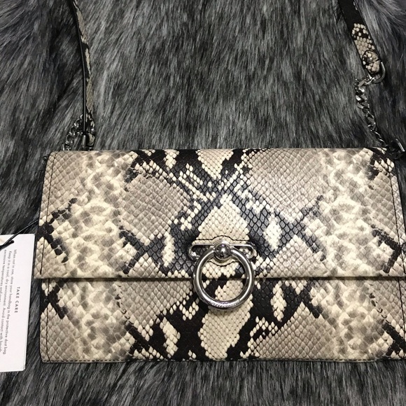 Rebecca minkoff snakeskin clutch Clearance